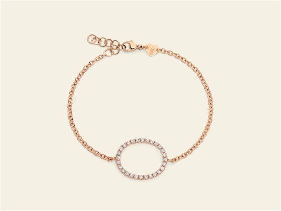 Bracciale Marco Gerbella Donna in Oro giallo Diamante 0.34 Ct OV-BC-31-1G - OV-BC-31-1G